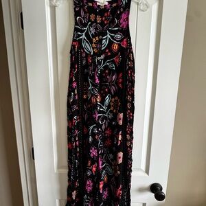 Floral Black jumpsuit